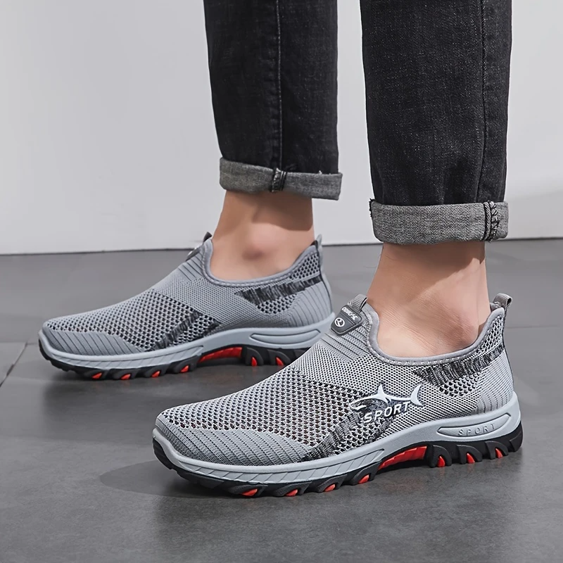 Men's Slip-on Orthopedic Shoes,  Breathable Mesh Comfort Sneakers