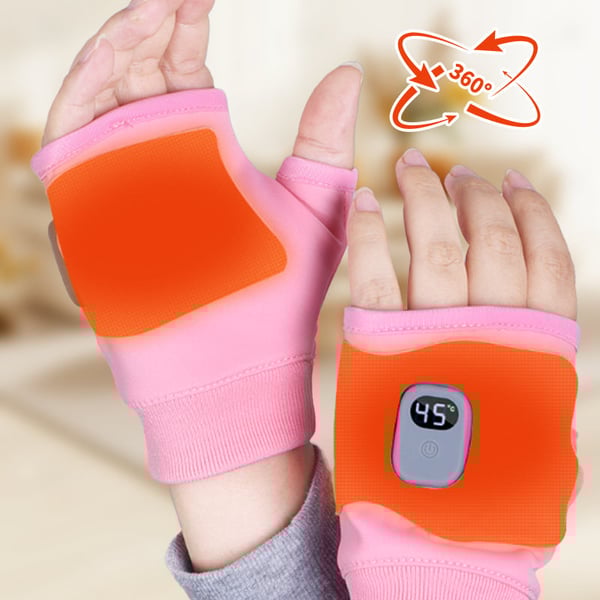 2024 Smart Thermostatic Heated Fingerless Gloves
