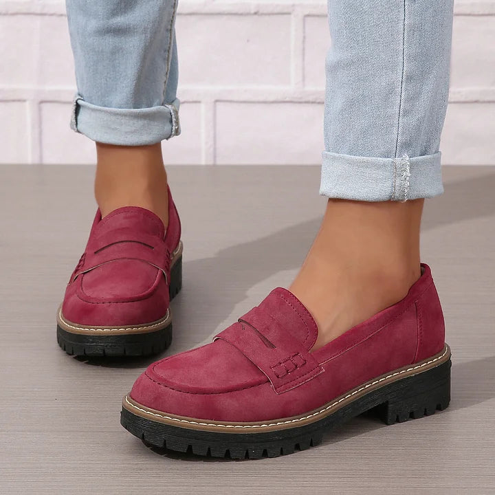 🔥Letzte Tagesaktion: 50 % Rabatt auf stylische klobige Loafer für Damen