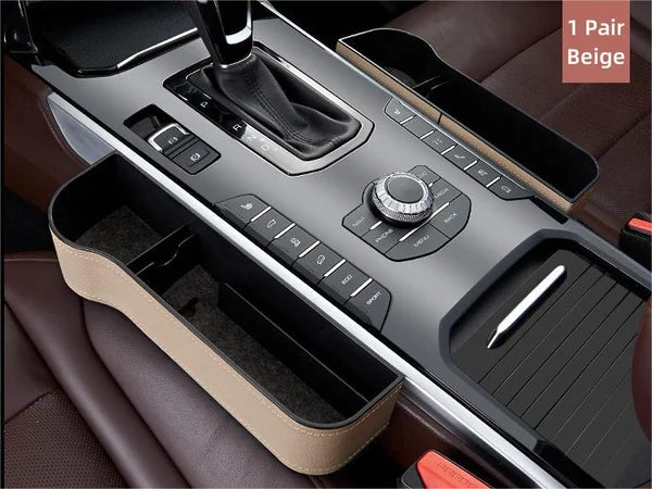 Multifunktionaler Autositz-Organizer aus Leder