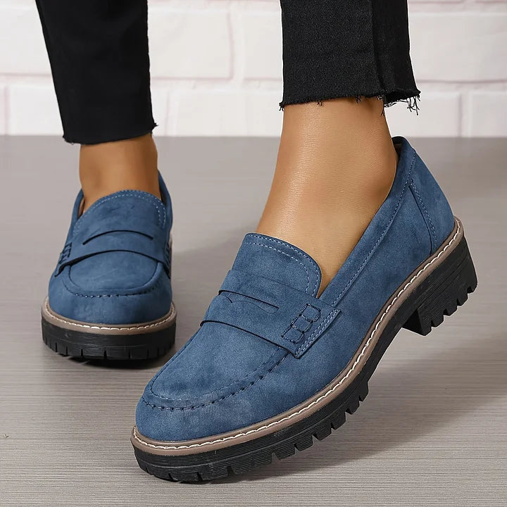🔥Letzte Tagesaktion: 50 % Rabatt auf stylische klobige Loafer für Damen