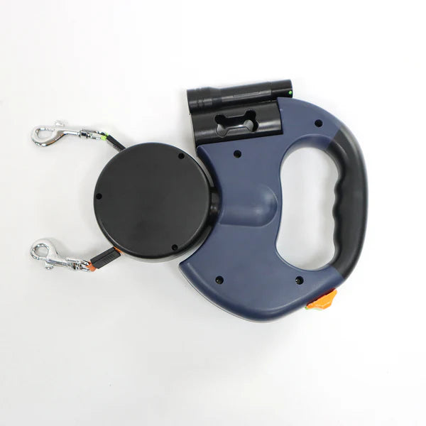 Doppelte einziehbare Hundeleine