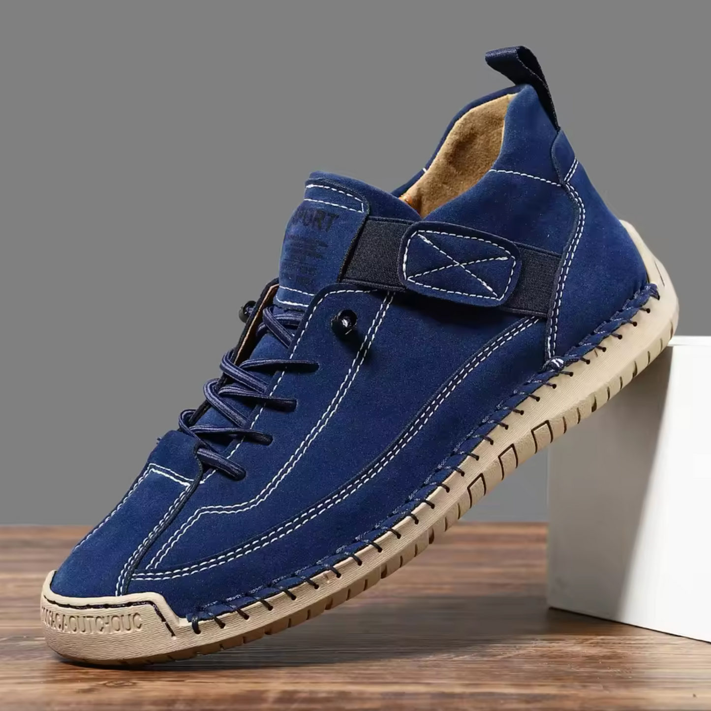 EaseStep™ Leather Sneakers – Soft Comfort & Orthopedic Support