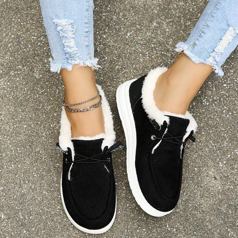 Damen Winterstiefeletten mit warmem Fellfutter