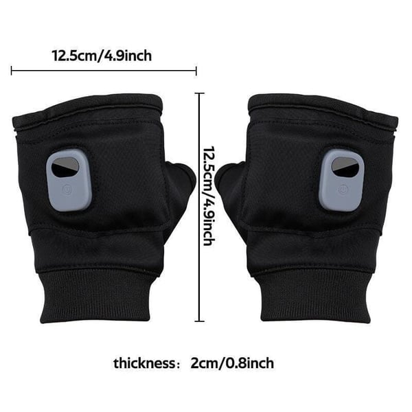 2024 Smart Thermostatic Heated Fingerless Gloves