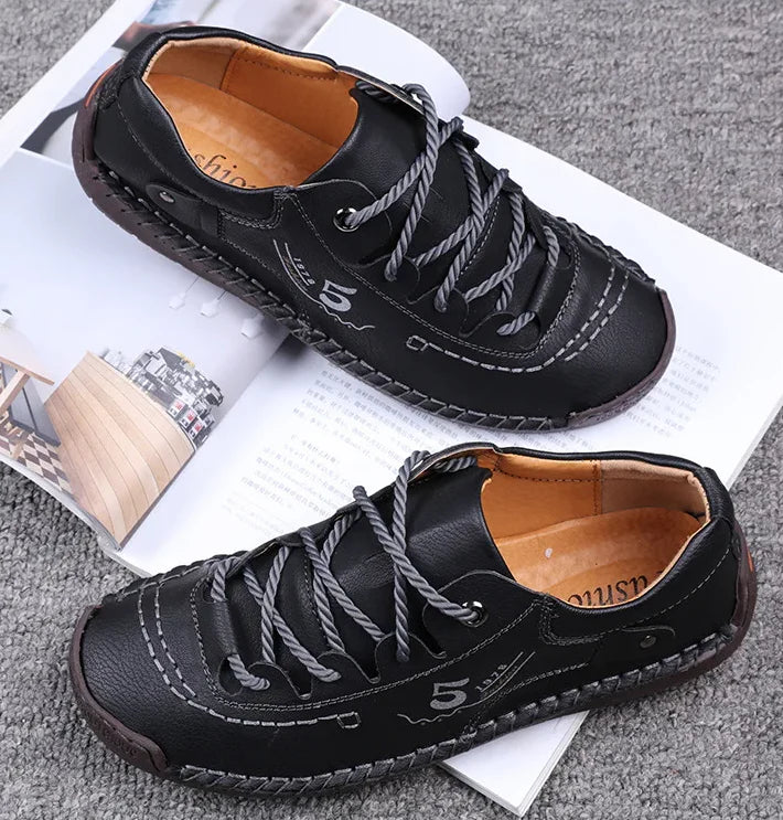 ComfortStep™ Women's Leather Sneakers – Soft Comfort & Orthopedic Support