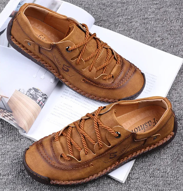 ComfortStep™ Women's Leather Sneakers – Soft Comfort & Orthopedic Support