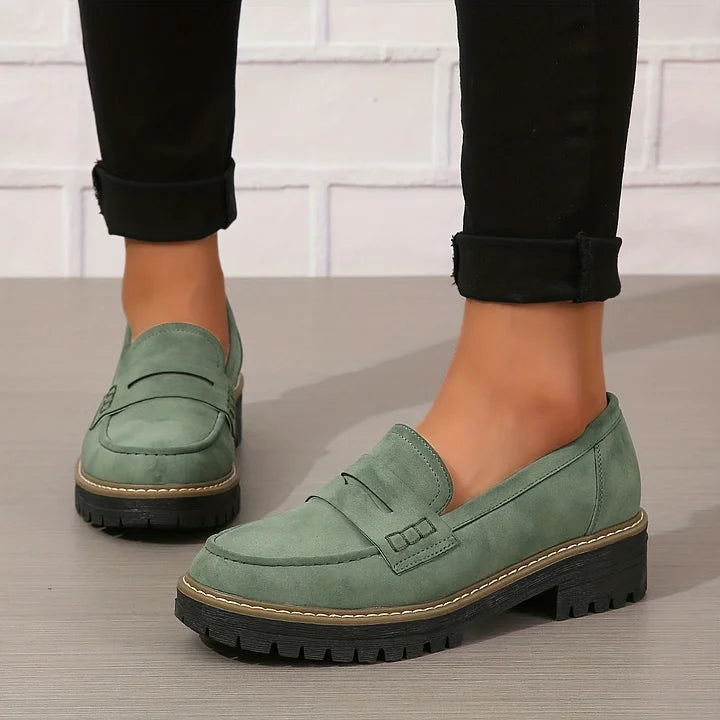 🔥Letzte Tagesaktion: 50 % Rabatt auf stylische klobige Loafer für Damen