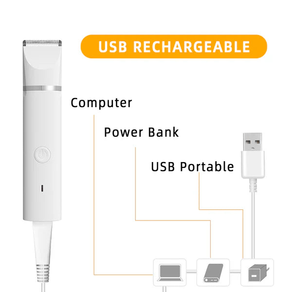 Eptchn WhisperTrim Deluxe (mit 4 verschiedenen Klingen)