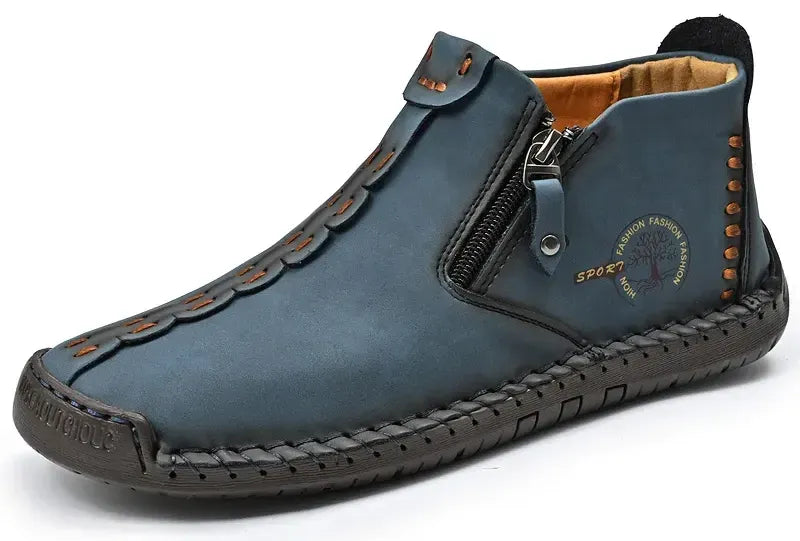 🚶♀️👢48 % RABATT !!!⏱️Ausverkauf!!✨Lässige, modische, rutschfeste mittelalterliche Schlupfstiefel aus Leder für Damen