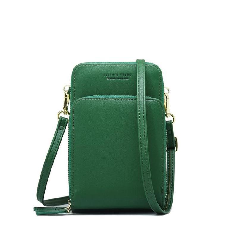 3-Layers Leather Crossbody Shoulder Bag - Beelovy