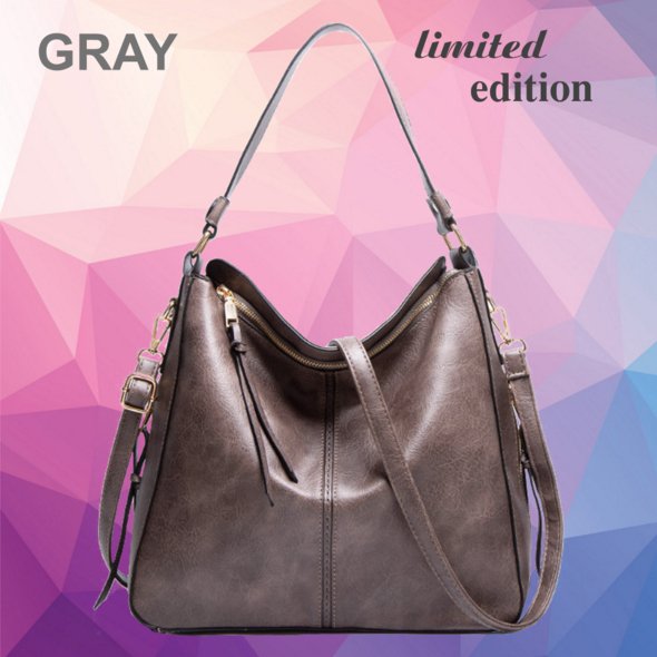 Luxury Leather Shoulder Crossbody Handbag (60% OFF + 1 FREE Clutch) - Beelovy