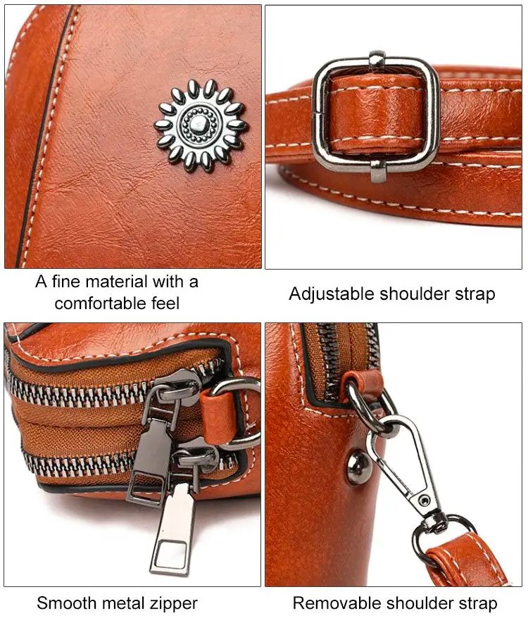 🔥NEW YEAR SALE - 50% OFF👜Premium Leather All-in-one Crossbody Phone Bag - Beelovy