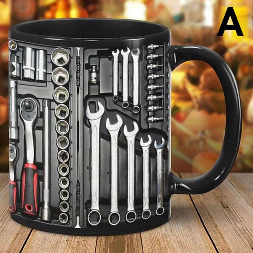 Unique 3D Mechanic Toolbox Set Coffee Mug