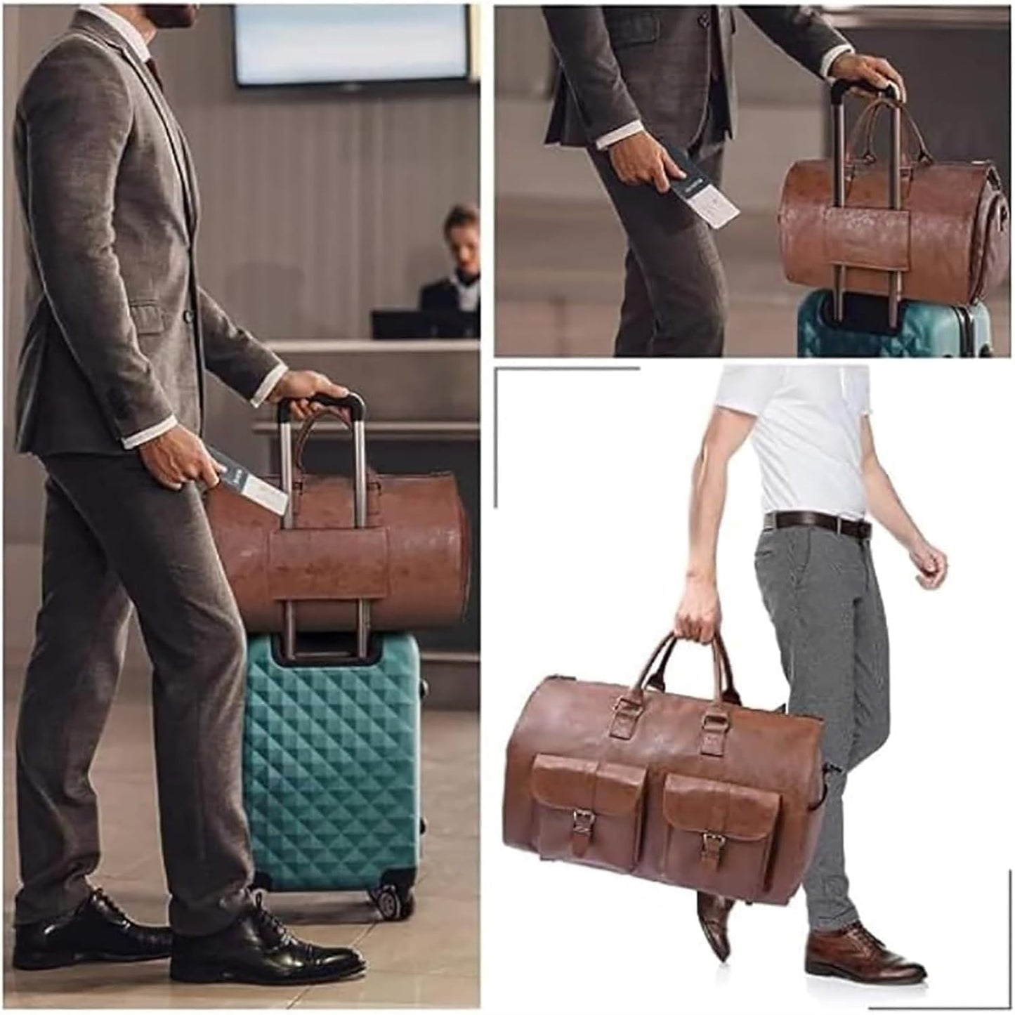 🔥 THE CONVERTIBLE DUFFLE GARMENT LUGGAGE 🧳