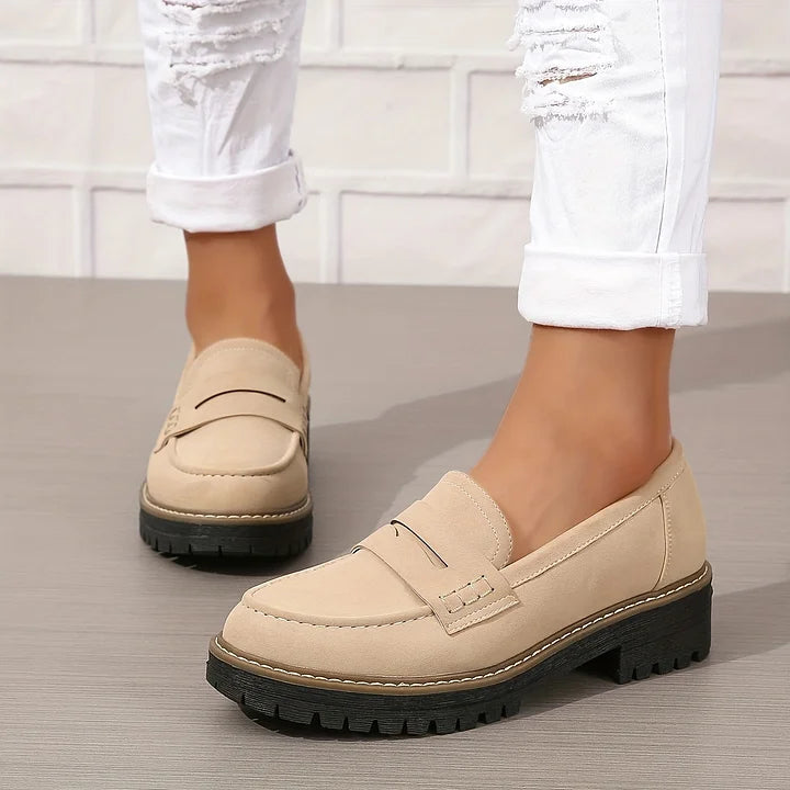 🔥Letzte Tagesaktion: 50 % Rabatt auf stylische klobige Loafer für Damen 