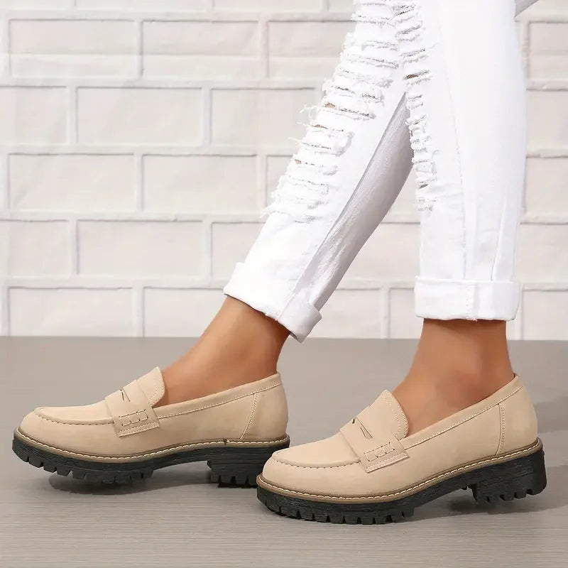 🔥Letzte Tagesaktion: 50 % Rabatt auf stylische klobige Loafer für Damen 