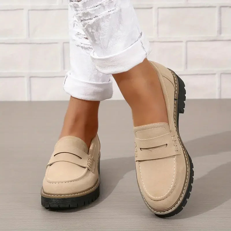 🔥Letzte Tagesaktion: 50 % Rabatt auf stylische klobige Loafer für Damen 