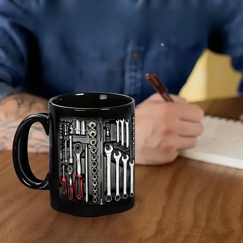 Unique 3D Mechanic Toolbox Set Coffee Mug