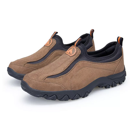 (⏰Limited Time Sale 50% OFF) Men's Outdoor Orthopedic Arch Support Wide Toe Slip-On Hiking Shoes Lightweight Comfortable Waterproof Anti-Slip Sneakers