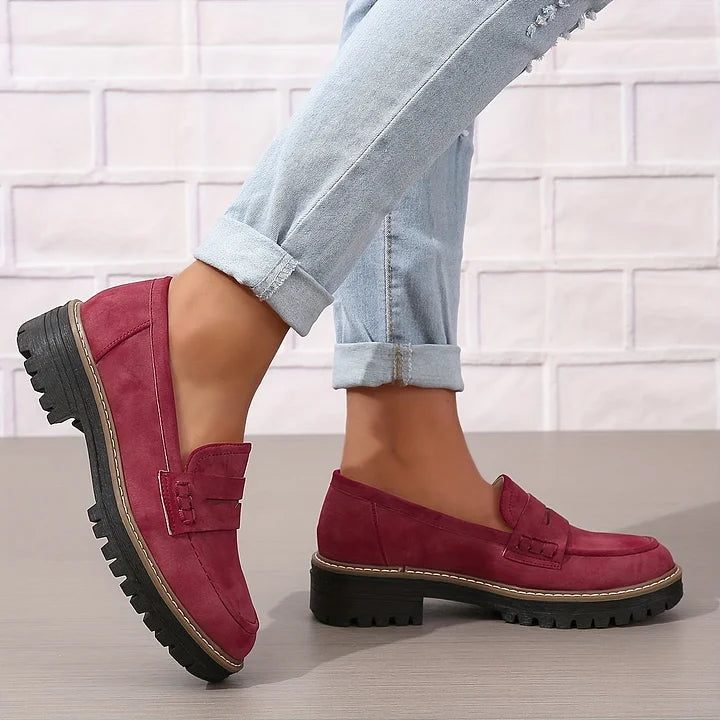 🔥Letzte Tagesaktion: 50 % Rabatt auf stylische klobige Loafer für Damen 