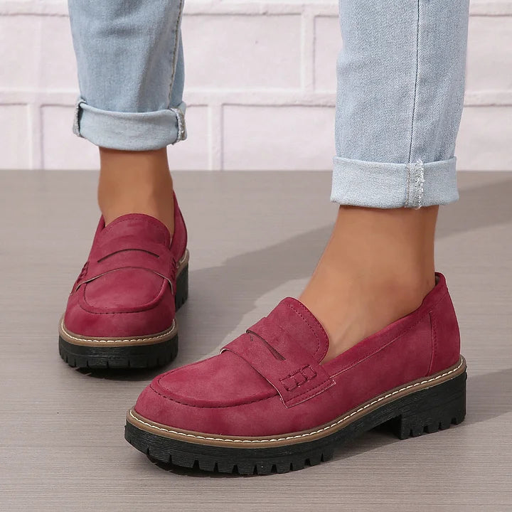 🔥Letzte Tagesaktion: 50 % Rabatt auf stylische klobige Loafer für Damen 