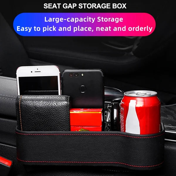 Leather Multifunctional Car Seat Organizer