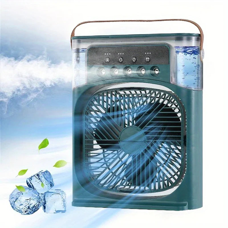 Portable Air Conditioner Fan, USB Mini Air Cooler Fan
