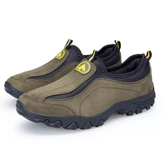 (⏰Limited Time Sale 50% OFF) Men's Outdoor Orthopedic Arch Support Wide Toe Slip-On Hiking Shoes Lightweight Comfortable Waterproof Anti-Slip Sneakers