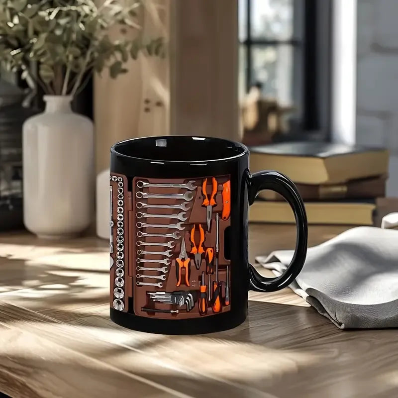 Unique 3D Mechanic Toolbox Set Coffee Mug