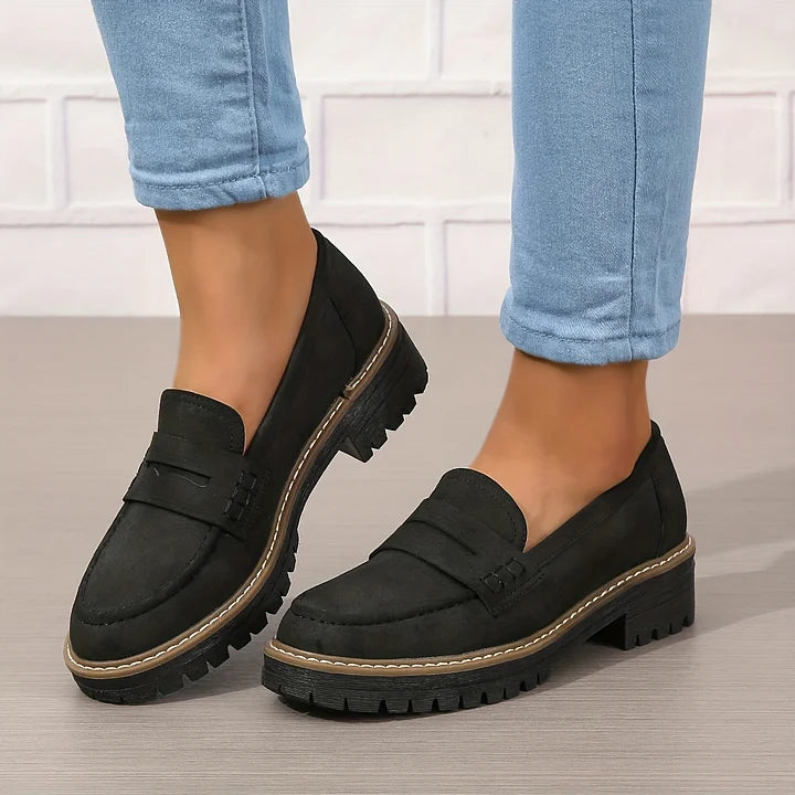 🔥Letzte Tagesaktion: 50 % Rabatt auf stylische klobige Loafer für Damen 