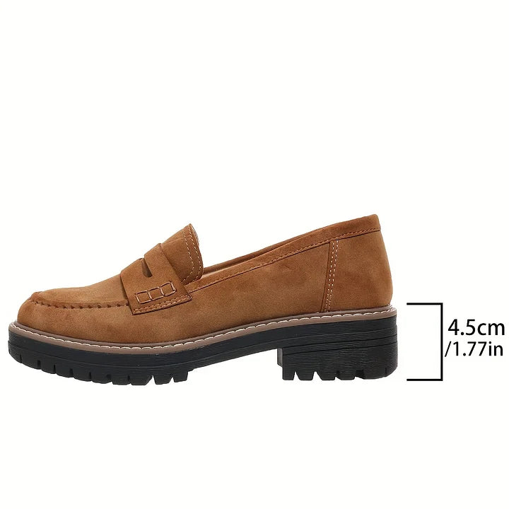 🔥Letzte Tagesaktion: 50 % Rabatt auf stylische klobige Loafer für Damen 