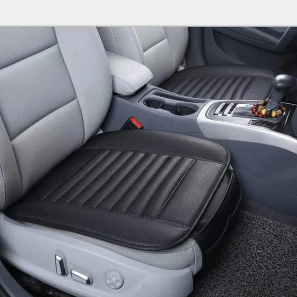 Leather Bamboo Charcoal Car Seat Cushion-Absorbing odor（Four Seasons Universal)