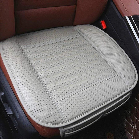 Leather Bamboo Charcoal Car Seat Cushion-Absorbing odor（Four Seasons Universal)