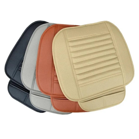 Leather Bamboo Charcoal Car Seat Cushion-Absorbing odor（Four Seasons Universal)