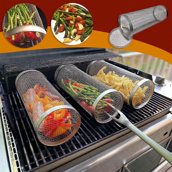 HOT SALE 49% OFF 🔥 Rolling Grilling Basket