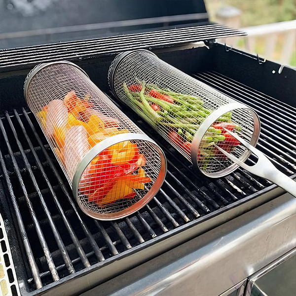 HOT SALE 49% OFF 🔥 Rolling Grilling Basket