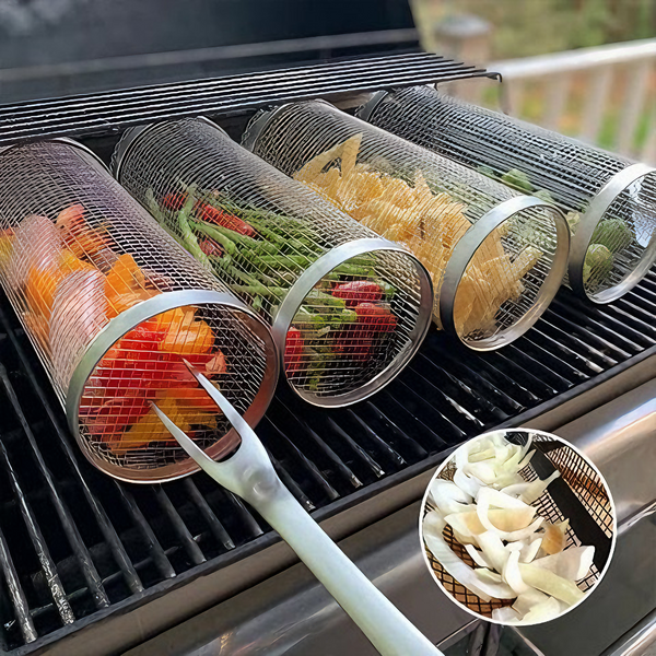 HOT SALE 49% OFF 🔥 Rolling Grilling Basket