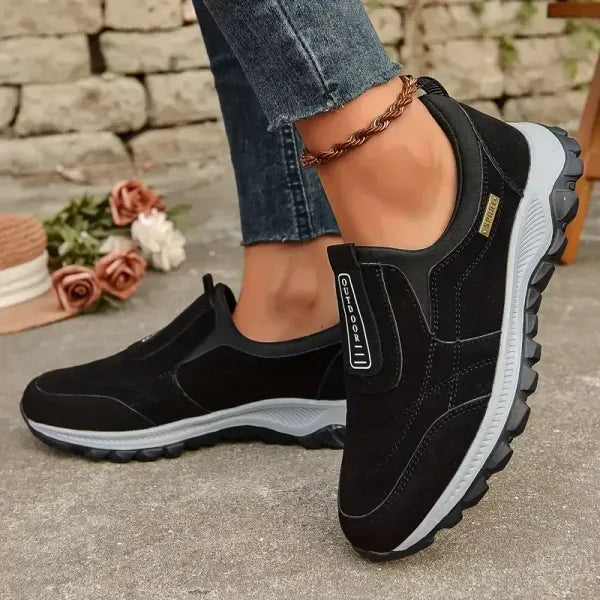 🔥Letzter Tag 50 % Rabatt 🔥- Damen-Sneaker aus Wildleder mit dicker Sohle für ultimativen Komfort