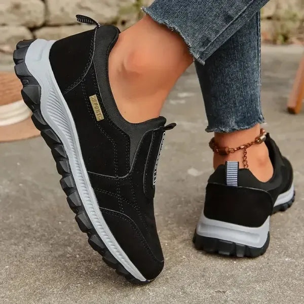 🔥Letzter Tag 50 % Rabatt 🔥- Damen-Sneaker aus Wildleder mit dicker Sohle für ultimativen Komfort