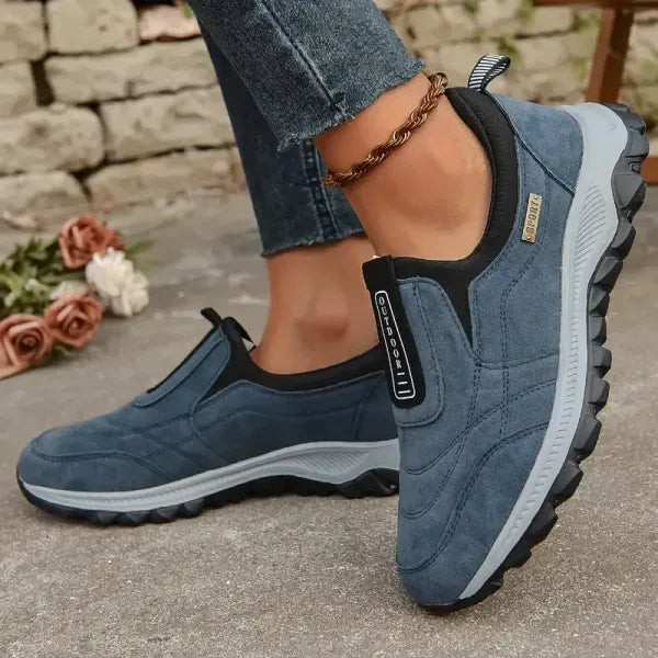 🔥Letzter Tag 50 % Rabatt 🔥- Damen-Sneaker aus Wildleder mit dicker Sohle für ultimativen Komfort