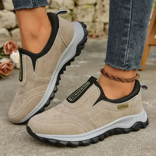 🔥Letzter Tag 50 % Rabatt 🔥- Damen-Sneaker aus Wildleder mit dicker Sohle für ultimativen Komfort