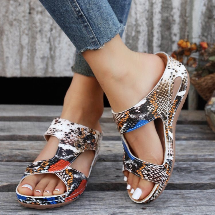 Walking cheap wedge sandals