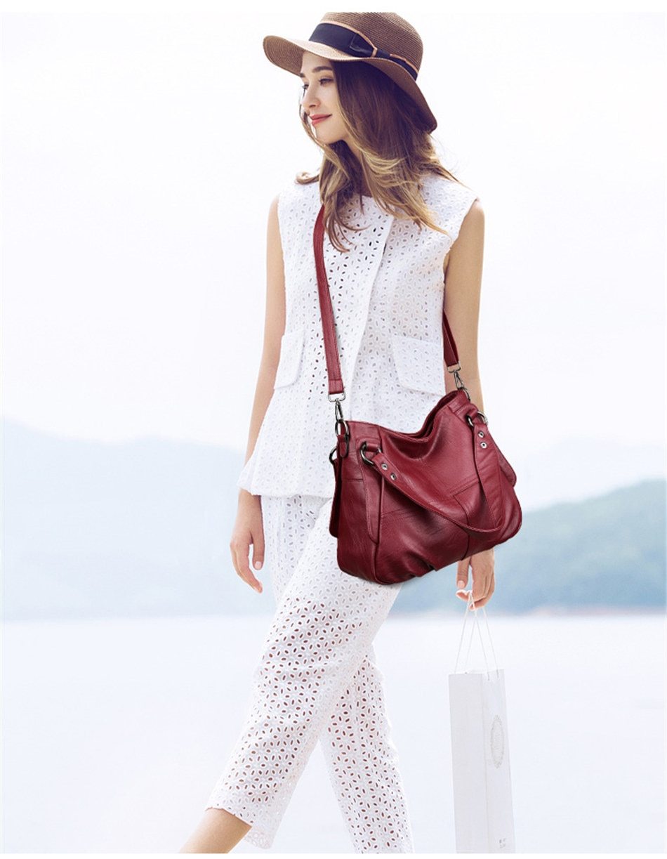 High-Quality Leather Handbag Premium Crossbody Bag for Women